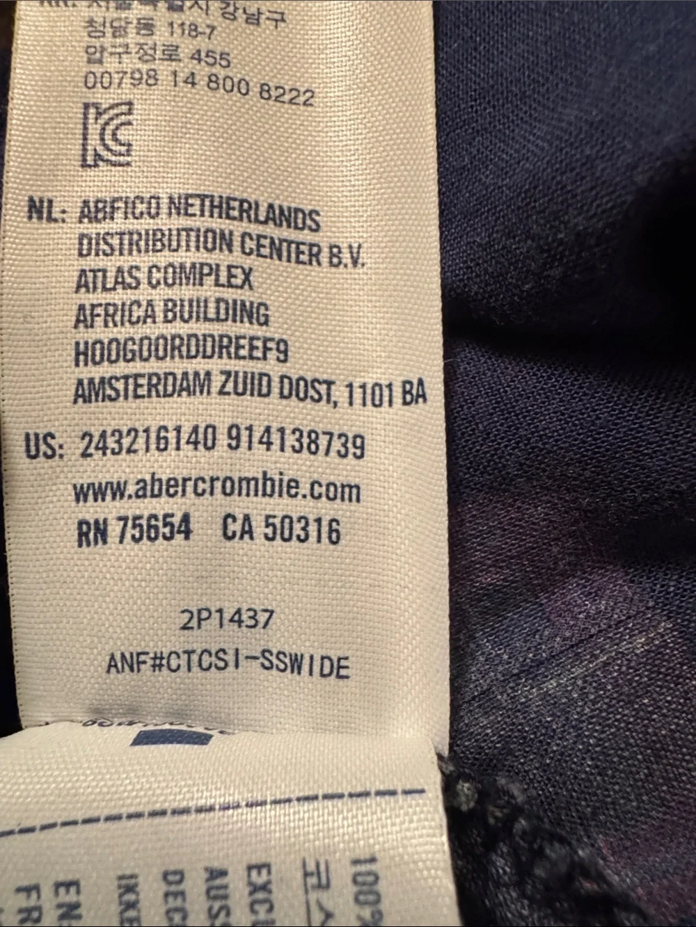 Abercrombie kids girls Navy/Pink Plaid Mini Skirt flowy elastic size large